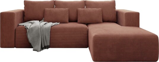 Listowel 3 sits Hörnbäddsoffa Brown