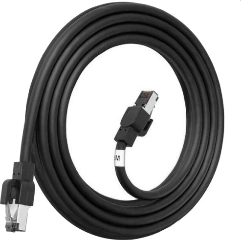 Lanview Cat6a Rj 45 S/Ftp S Stp Ftp Stp Svart 80M 80 M Lanview Cat6a Rj 45 S/Ftp S Stp Ftp Stp Svart 80M 80 M