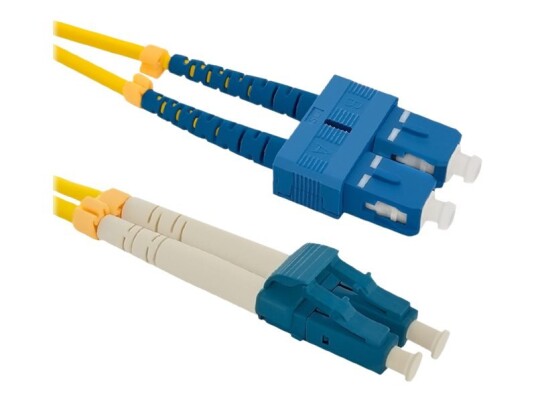 Qoltec Koblingskabel Sc/Upc-Enkeltmodus Hann Til Lc/Upc-Enkeltmodus Hann 5 M Fiberoptisk Dupleks 9 / 125 Micron G.652D Halogenfri Gul Qoltec Koblingskabel Sc/Upc-Enkeltmodus Hann Til Lc/Upc-Enkeltmodus Hann 5 M Fiberoptisk Dupleks 9 / 125 Micron G.652D Halogenfri Gul