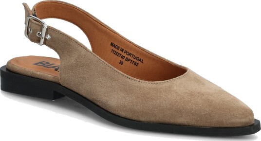 Bianco Biavictoria Slingback Suede   Beige   38