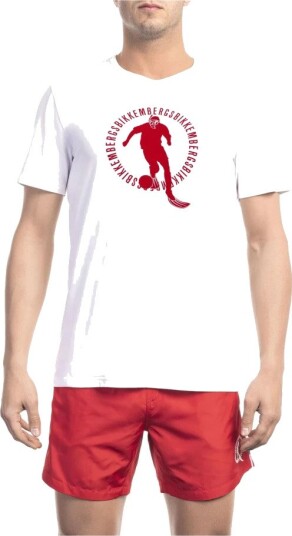 Bikkembergs Herre Topper Hvit XL,