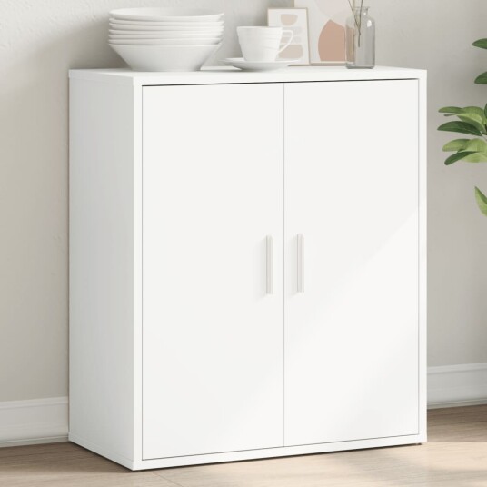 Skjenk hvit 60x31x70 cm konstruert tre 8721012493599