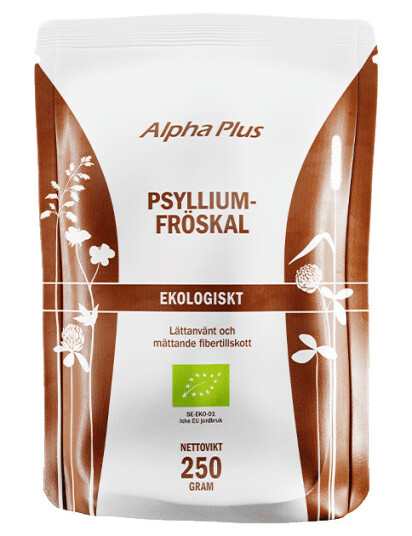 Alpha Plus Psylliumskall EKO 250 g Alpha Plus Psylliumskall EKO 250 g