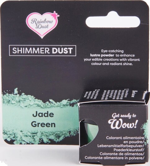 Shimmer Dust Lysegrønt Lustrepulver