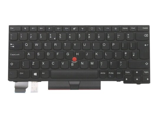 Primax - Erstatningstastatur For Bærbar Pc - Med Trackpoint - Qwerty - Storbritannia - Svart - Fru - For Thinkpad L13 Gen 2 L13 Yoga Gen 2 X13 Gen 1