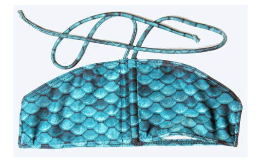 Kuaki Mermaids bikinitopp til jenter Star Havfruehale topp Barn