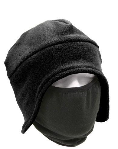 Rothco tynn fleece lue Ninja Style Svart