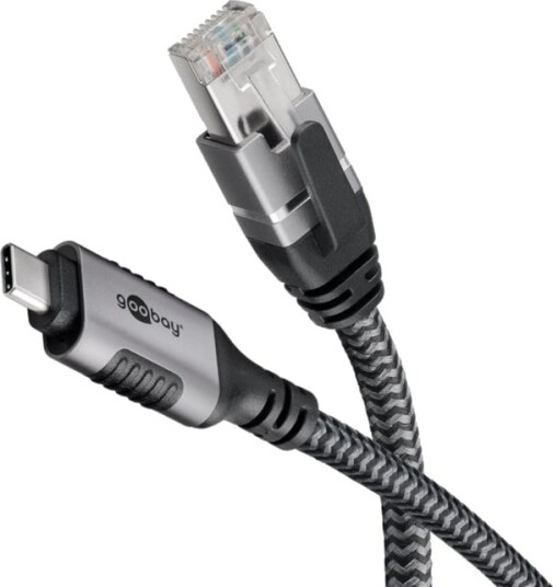 Nettverkskabel med USB-tilkobling USB-C 1 m