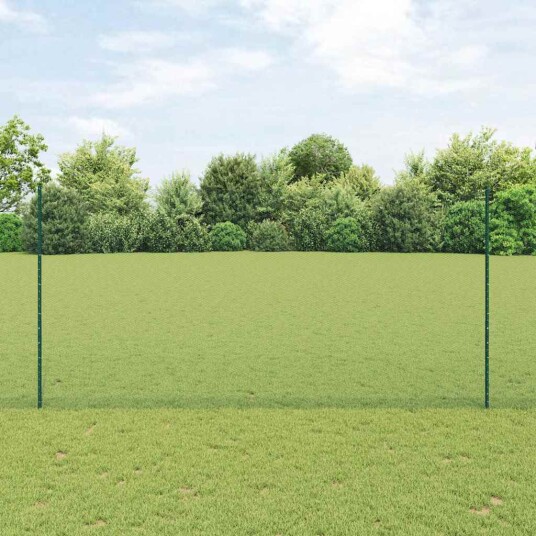 Gjerde med innlegg. grønn 1.6 x 50 m Stål