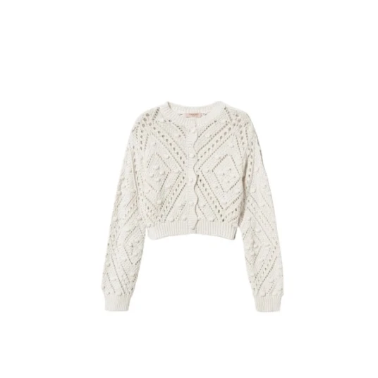 Twinset Dame Strikkevarer Beige S,