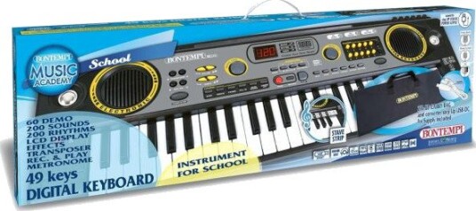 Bontempi 15-4920 Keyboard 49 Tangenter 60 Sanger 200 Lyder