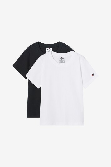 Champion T skjorte SS Tee 2 pakning Hvit Champion T skjorte SS Tee 2 pakning Hvit