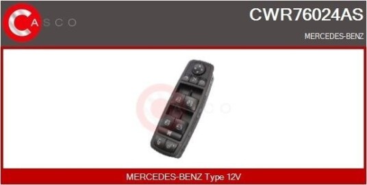 Bryter vindusheis CASCO CWR76024AS
