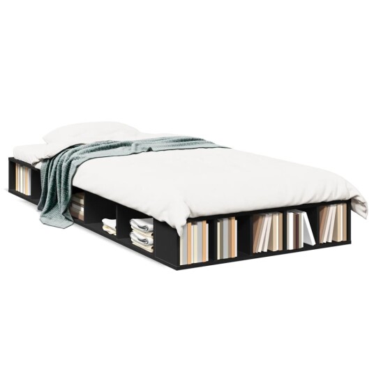  Sengeramme svart 75x190 cm konstruert tre 8721102621857