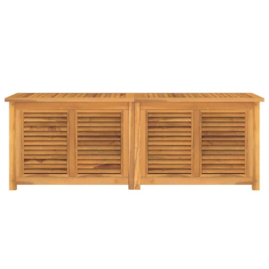 vidaXL Putekasse med pose 150x50x53 cm heltre teak