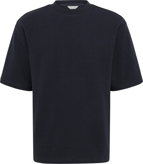 Casual Friday Cfhuggo 0227 Structued Relaxed Tee Navy L