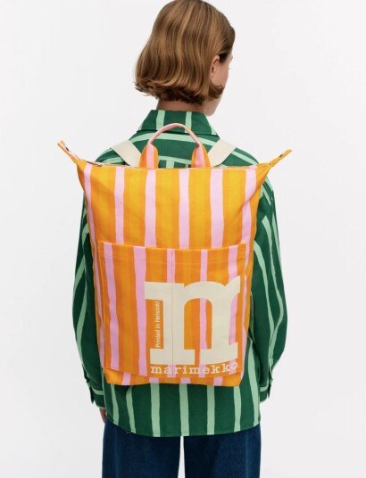 Marimekko Mono Backpack Piccolo Orange ONE SIZE