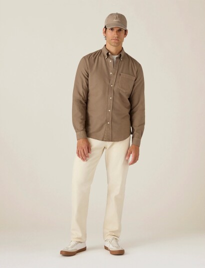 Lexington Clothing Casual Oxford B.d Shirt Brown XXL Lexington Clothing Casual Oxford B.d Shirt Brown XXL