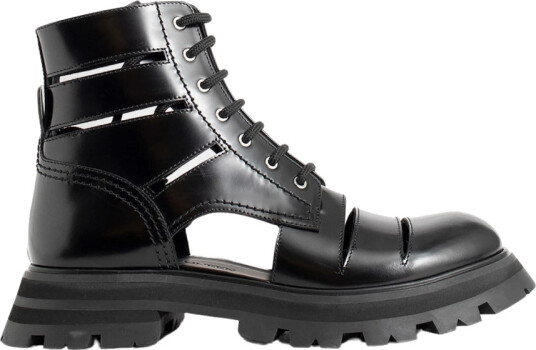 Alexander McQueen Dame Sko Svart 38 EU,