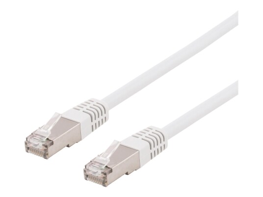 Deltaco Cat 6 S/FTP Koblingskabel 20 m hvit - Halogenfri