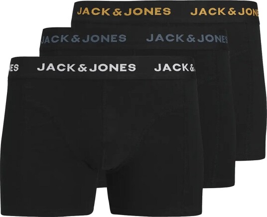 Jack & Jones Jacconor Solid Trunks 3 Pack Noos BLACK S