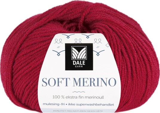 Soft Merino - 3021 Rød Rød