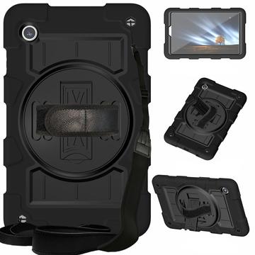 Samsung Galaxy Tab A9 Heavy Duty 360 Deksel med Håndrem Svart