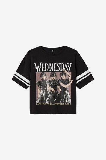 Name It T skjorte nkfjJxina Wed SS Rlx Top Box Noos S Svart