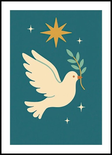 Doveofpeace Poster Plakat / 70x100cm