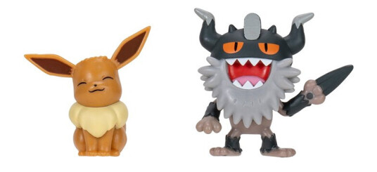 Pokémon Battle Figursett Perrserker og Eevee