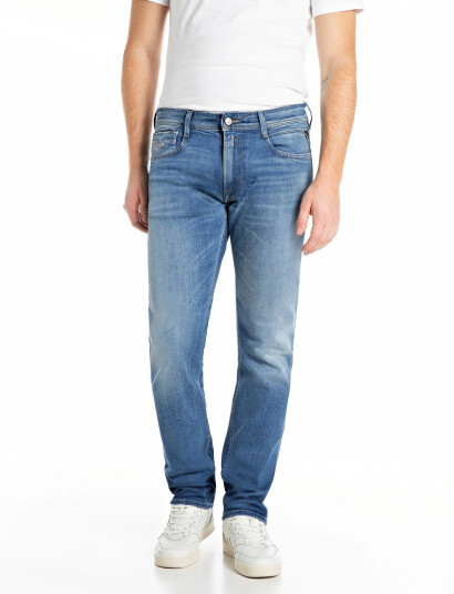 Replay Rocco Trousers Comfort 573 Eco Plus   Blue   33 x 30