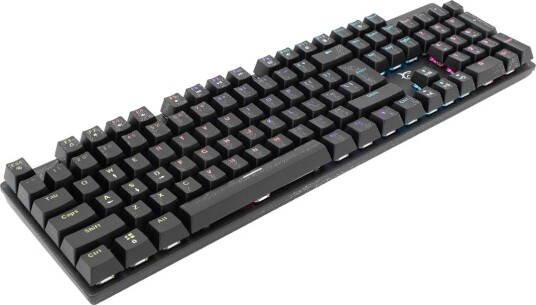 White Shark GK-2107 Gamingtastatur med LED-belysning Membran Svart/Blå