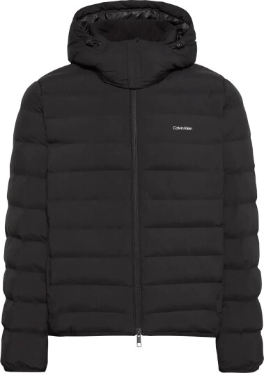 Calvin Klein Ls Ltwt Nylon Hooded Puffer Jkt Black M Calvin Klein Ls Ltwt Nylon Hooded Puffer Jkt Black M