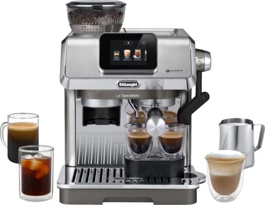 DeLonghi La Specialista EC9455.M Espressomaskin med Innebygd Kaffekvern 1,7L 1450W Sølv DeLonghi La Specialista EC9455.M Espressomaskin med Innebygd Kaffekvern 1,7L 1450W Sølv