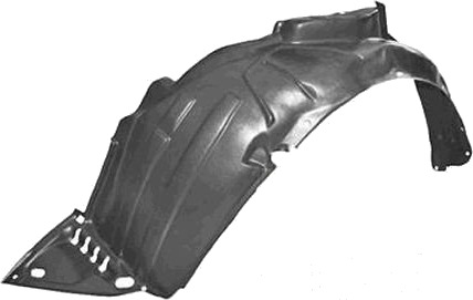 Innerskjerm plastikk VAN WEZEL 2543438