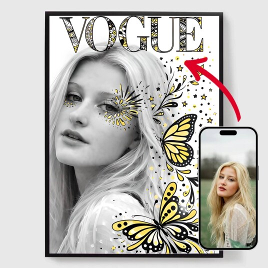 Namly Design Personalisert Plakat Vogue Doodle AI Plakat POSTERIIREGU