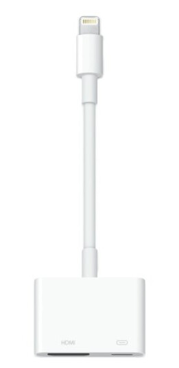 Apple Lightning Digital AV Adapter HDMI Hvit Apple Lightning Digital AV Adapter HDMI Hvit