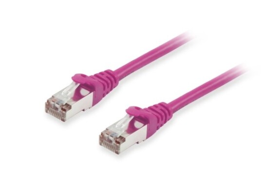 Utstyr 606802 0,5 M Cat6a S/Ftp S-Stp Rj-45 Rj-45 Lilla