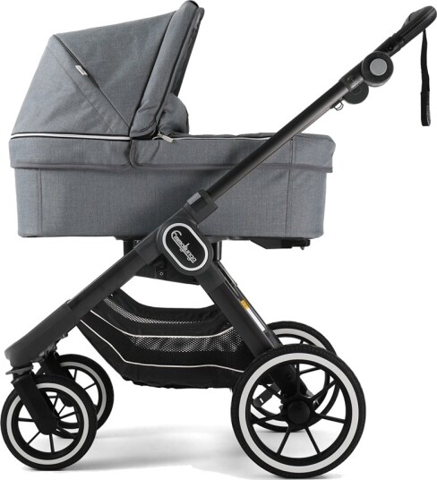 Emmaljunga NXT90 Black Lounge Grey m/bag
