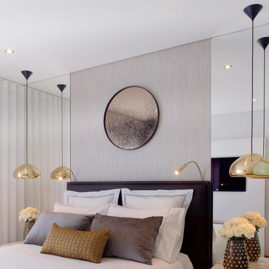 Pendellampe Tom Dixon Void dimmbar Gull / Messing Stue Messing Design 15.5 Gull / Messing