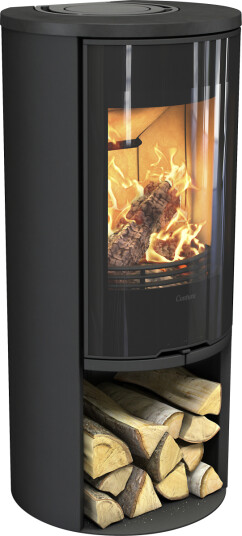 Contura 510G Style svart vedovn med glassdør