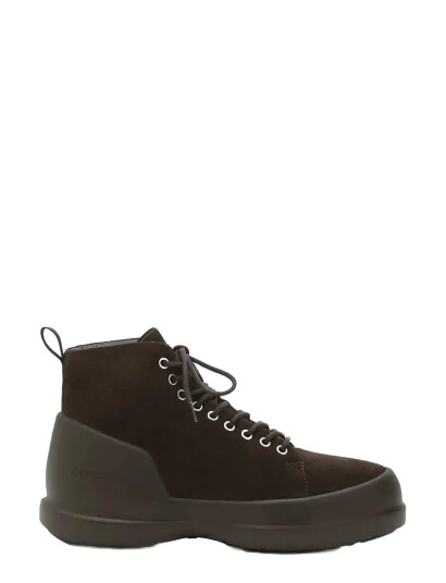 Moon Boot Mb Mezzaluna Lace Up Mid Suede - Brown - 42