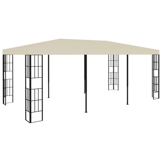vidaXL Paviljong 3x6 m kremhvit vidaXL Paviljong 3x6 m kremhvit