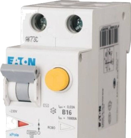 Eaton Jordfeil-/Automatsikring Pknm-10/1N/B/003-A 2P 10A B 0,03A Type A - 236072