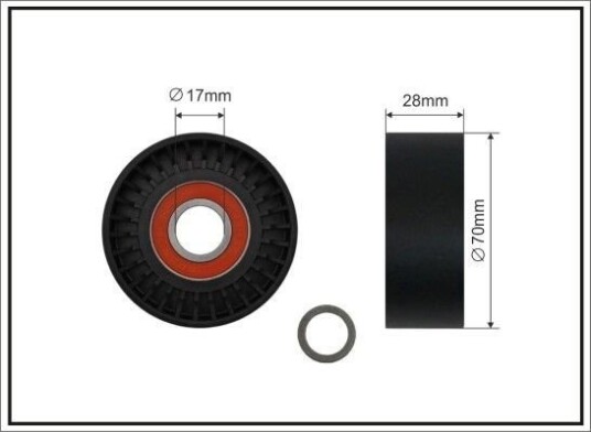 Strammehjul, kilerem CAFFARO 500011