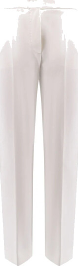 Max Mara Dame Bukser Hvit 2XL, Max Mara Dame Bukser Hvit 2XL,