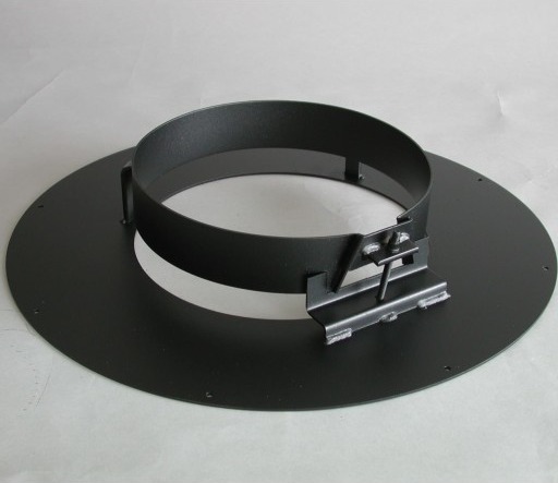 Metalbestos skorstein Ø 250 mm takmansjett med føring 20° svart Metalbestos skorstein Ø 250 mm takmansjett med føring 20° svart