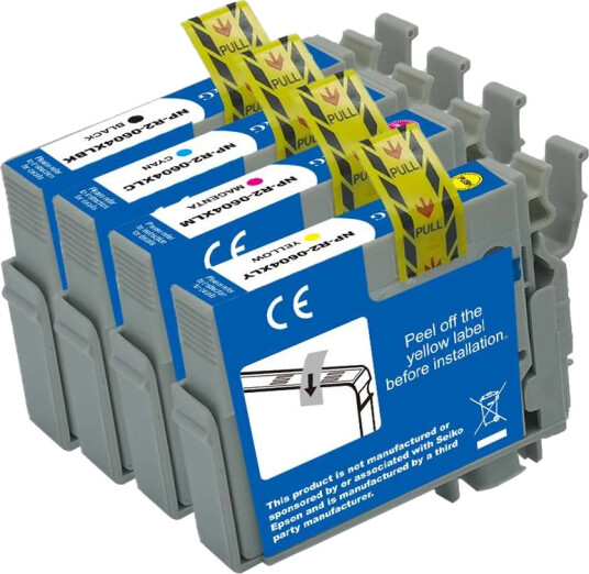 TB Blekkpatron Pakke No.604XL Sort/CMY Høykapasitet (13ml/3x9ml), erstatter Epson C13T10H64020