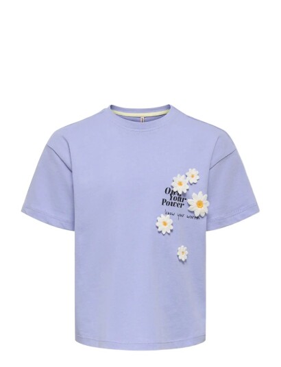 Kids Only Kmgpetal Ss Loose Printed Tee Jrs Purple 98 Kids Only Kmgpetal Ss Loose Printed Tee Jrs Purple 98