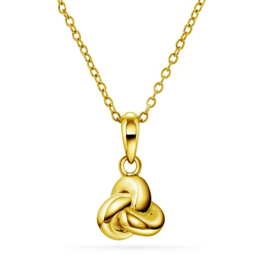 Pan Jewelry Knute smykke i forgylt 925 sølv Pan Jewelry Knute smykke i forgylt 925 sølv